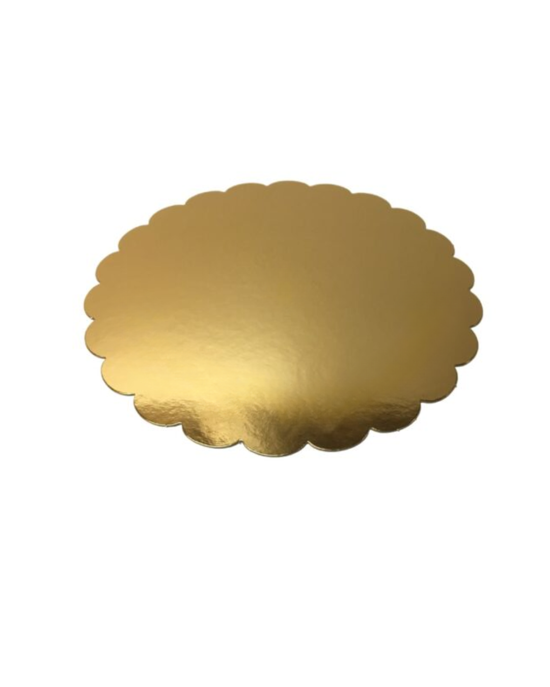 Base redonda dorada de cartón para tarta, pastel, dulce...