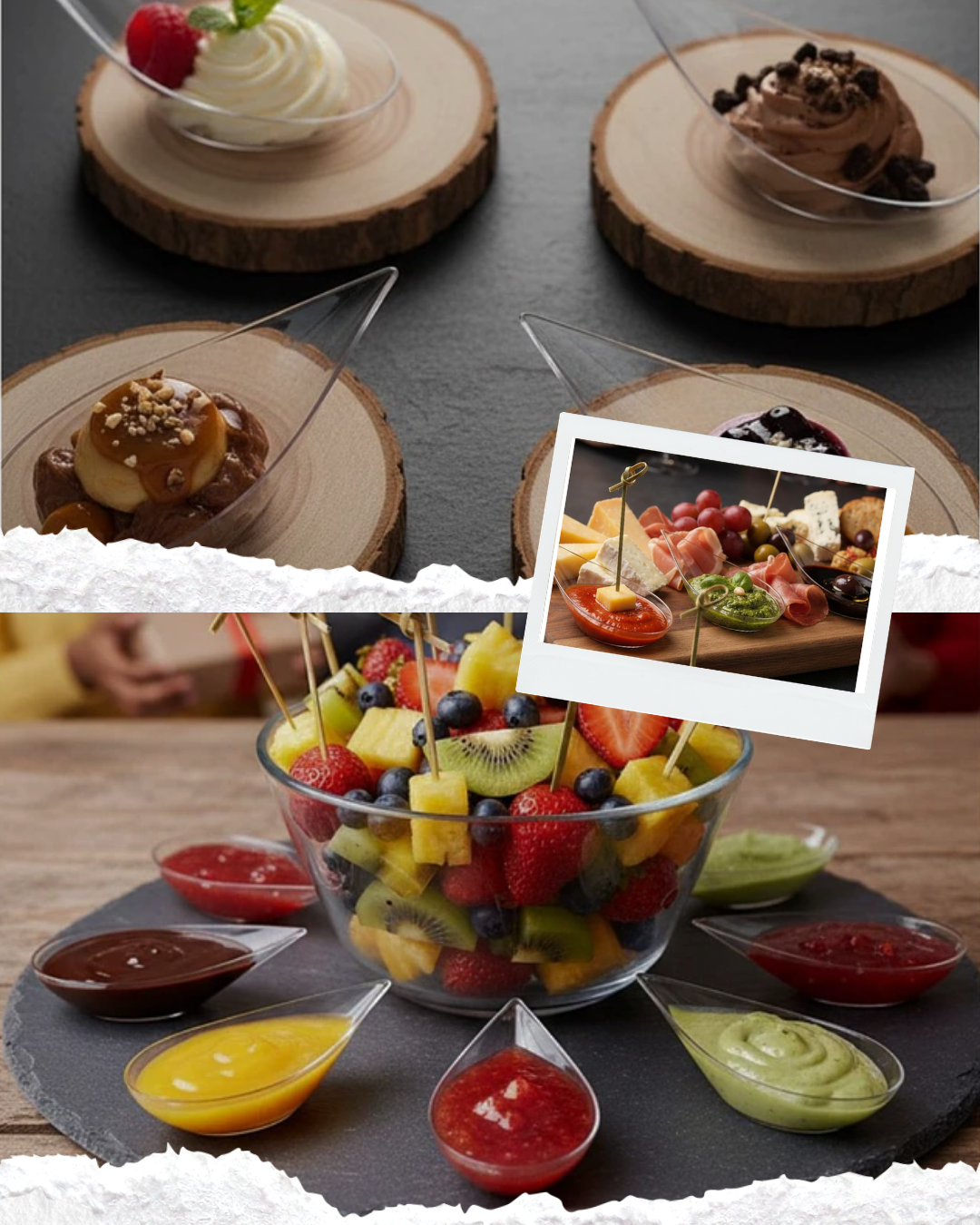 Envase para Degustación en Forma de Gota