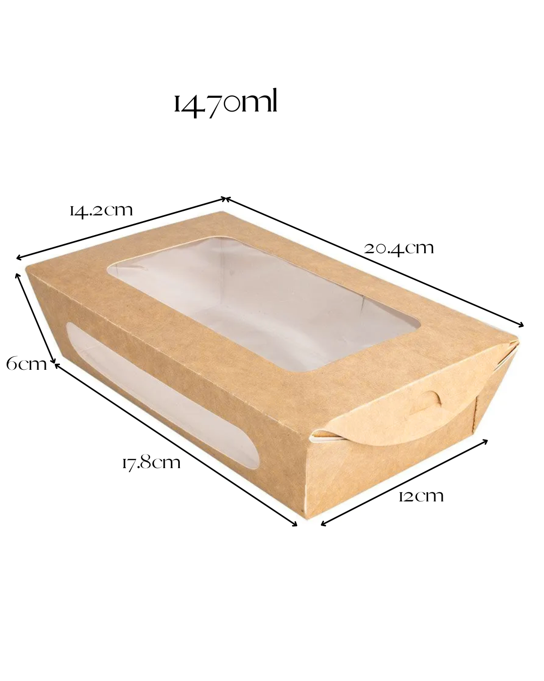 Kraft Paper Lunch Box