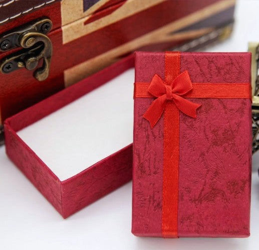 Caja pequeña elegante para regalo de joyerías (8x5x2.5cm)