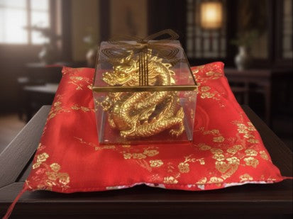 Cajas de acetato transparente con lazo de color tornasol 8x8x5cm