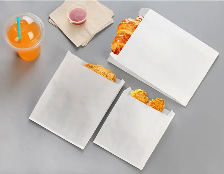 Bolsa De Papel Para Alimentos 22x15x5cm