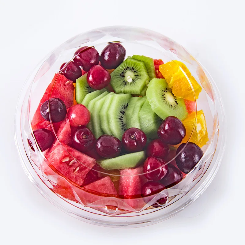Bowl PET desechables con tapas