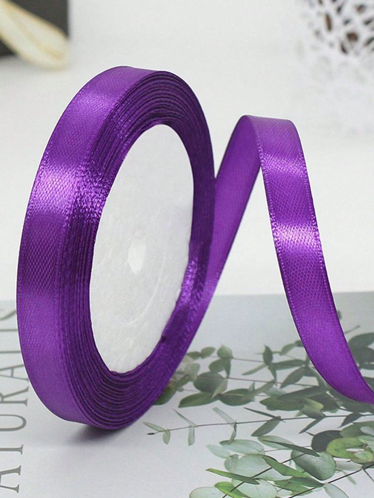 Rollo de Cintas Satinadas de 3/8" x 50 Yardas