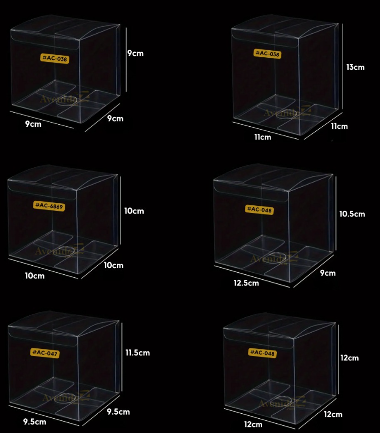 Cajas Acrílicas de Acetato
