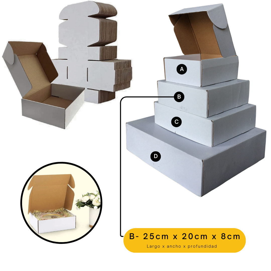 Cajas Armables de Cartón Corrugado kraft con Tapas Plegables Para Embalajes