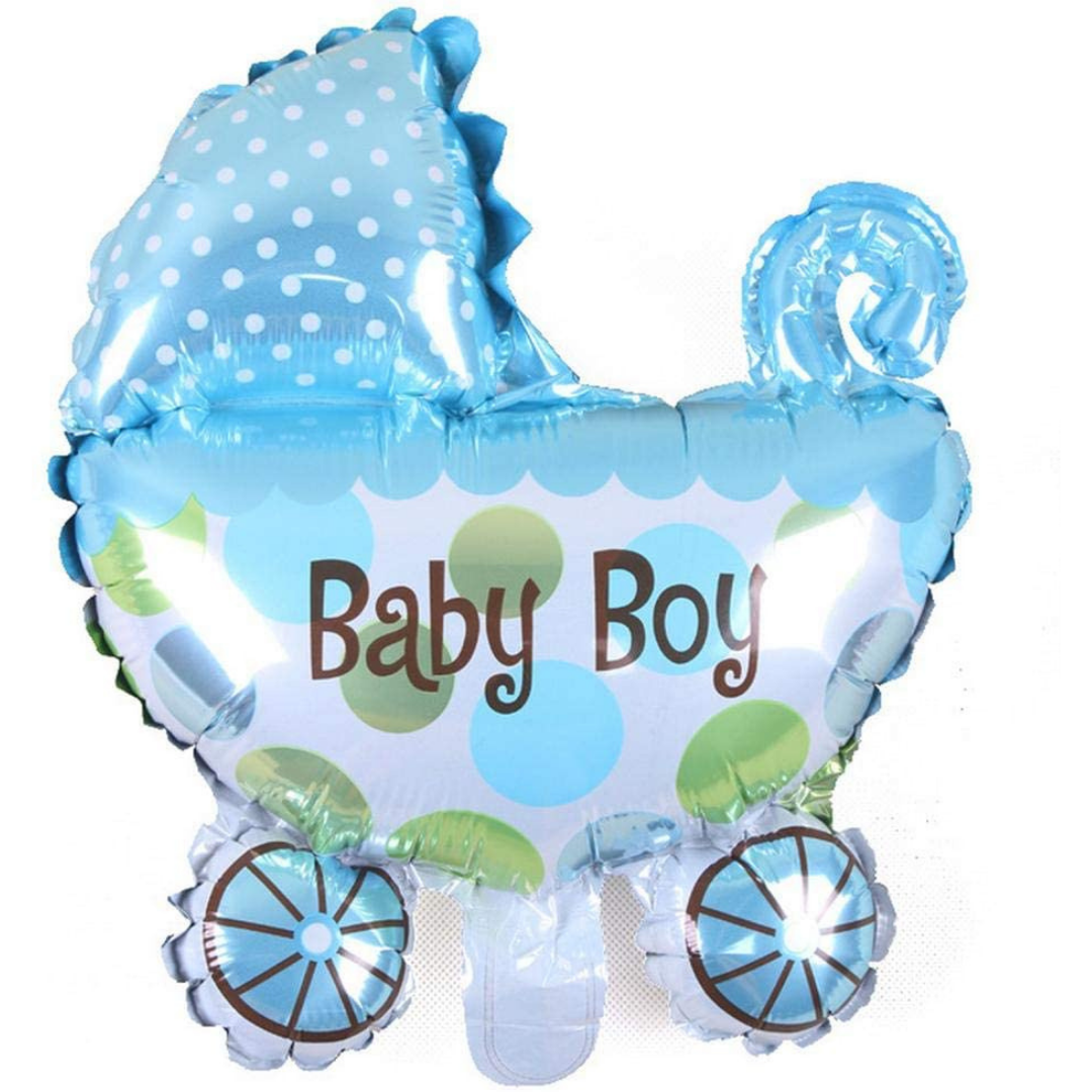 Globo de helio o de aire Carrito de bebe. Baby Girl o Baby Boy. Baby Shower