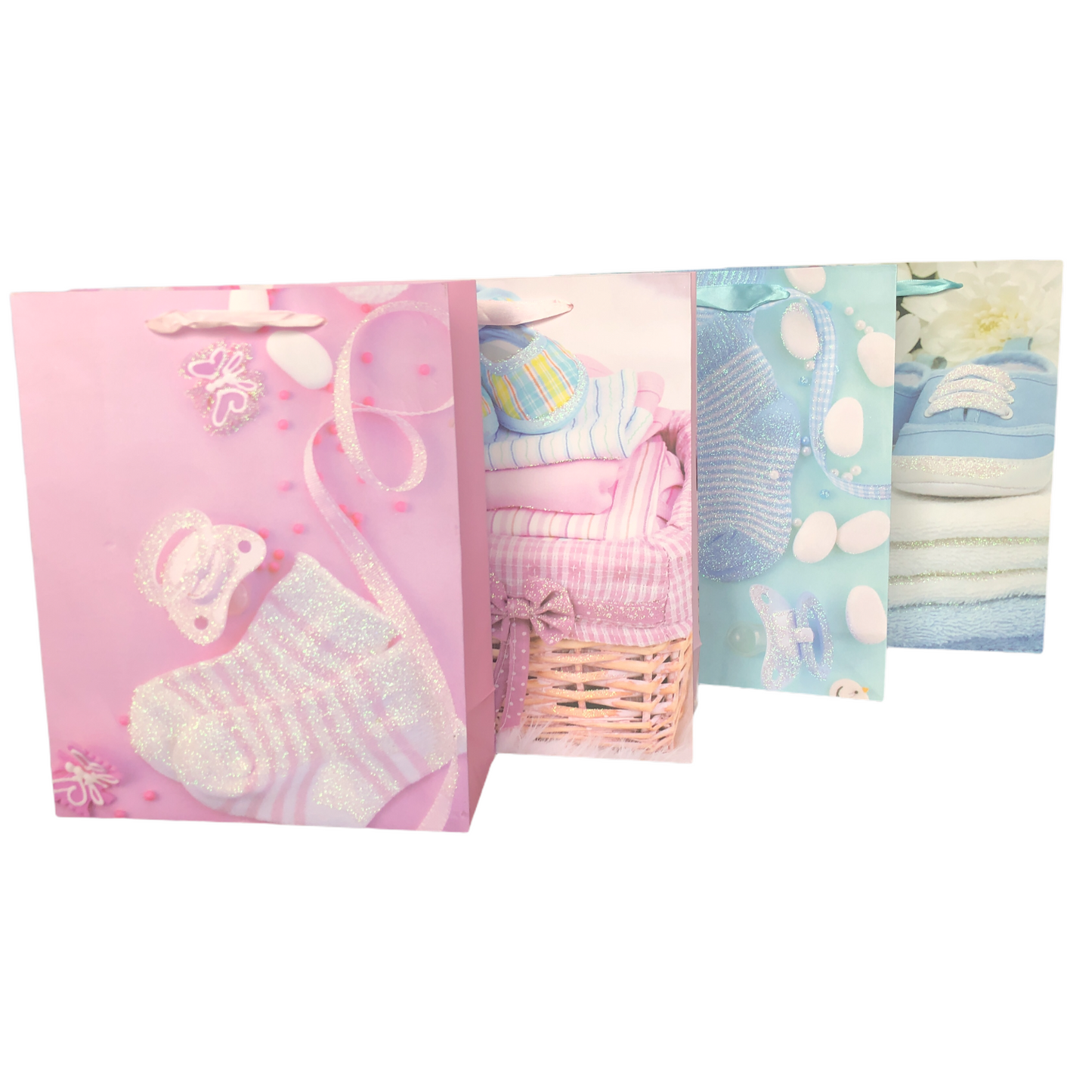 Bolsa de Regalo para Baby Shower grande de 26 x 32 x 10 cm
