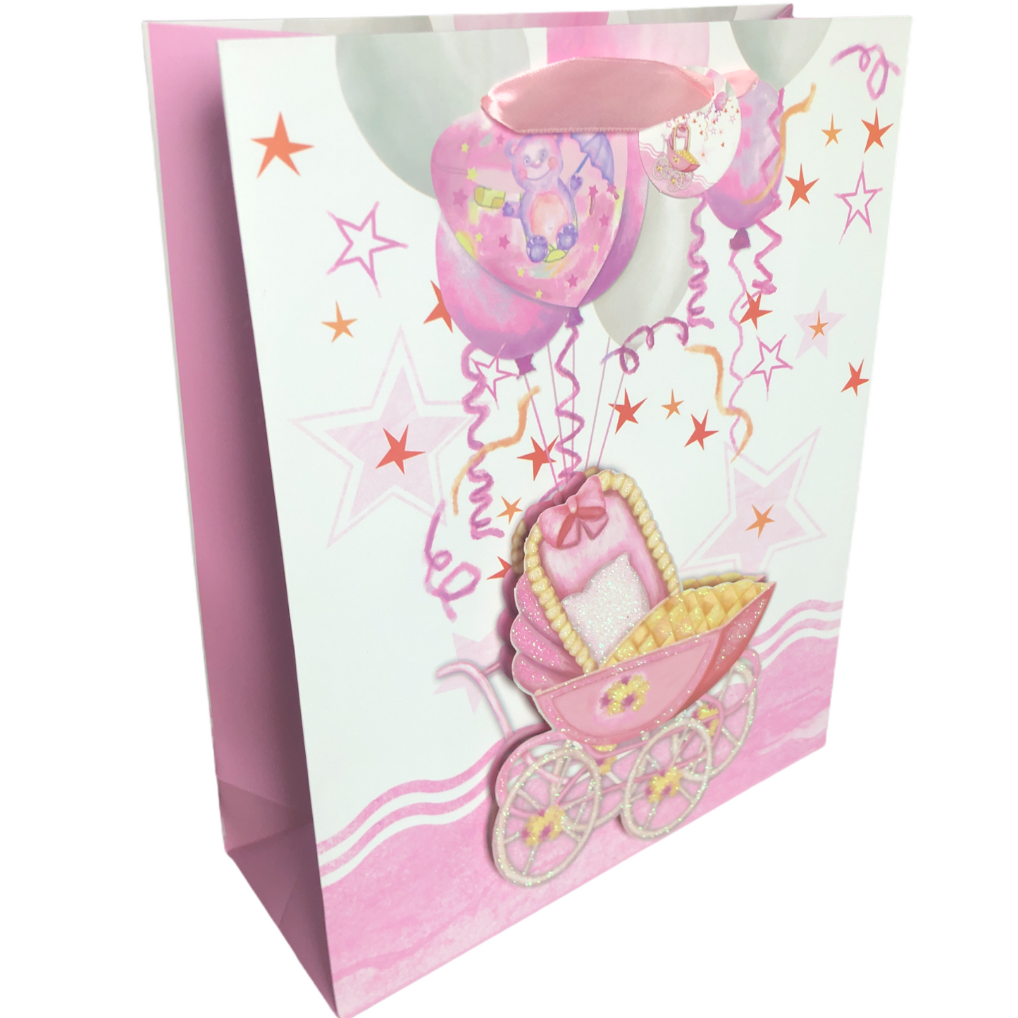 Bolsa de Regalo para Baby Shower grande de 26 x 32 x 10 cm