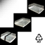 Bandejas Blancas PET Desechables