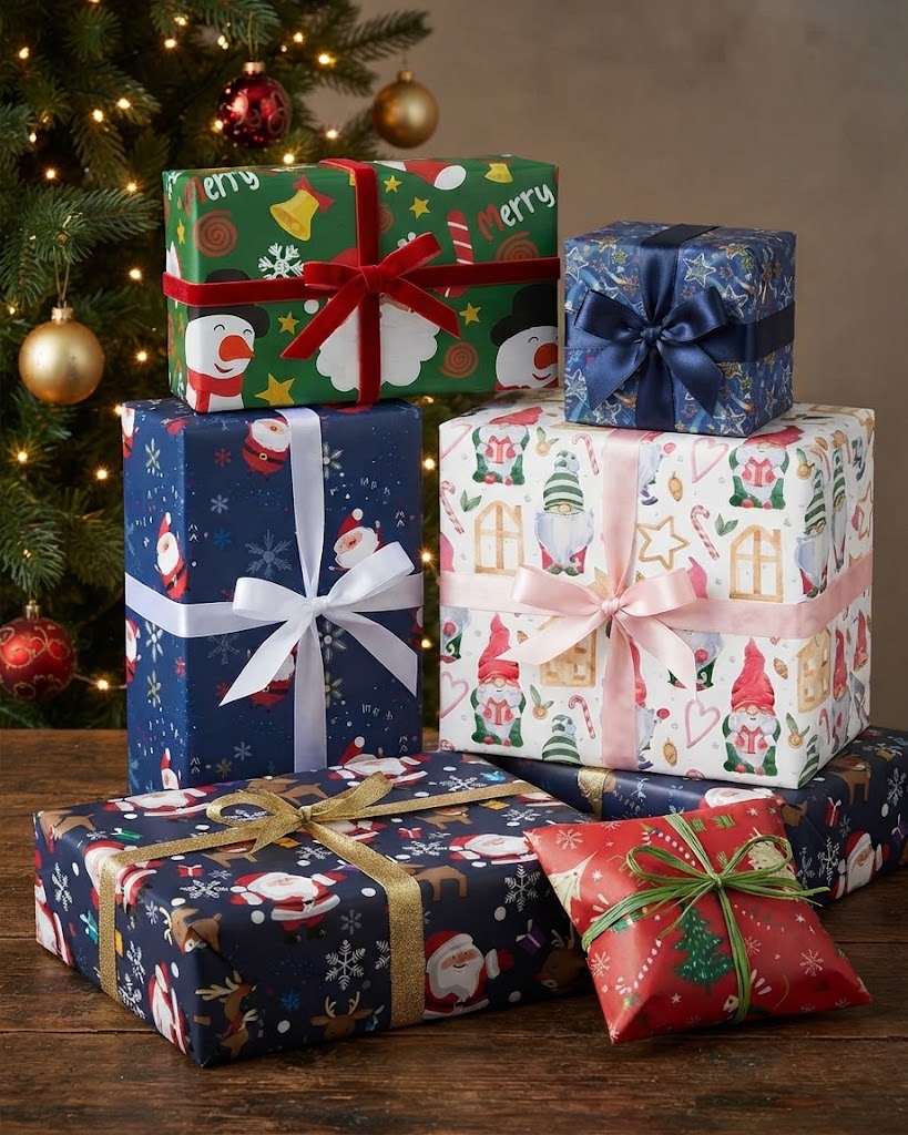 Papel de Regalo con Diseño 29x20" (10 láminas)