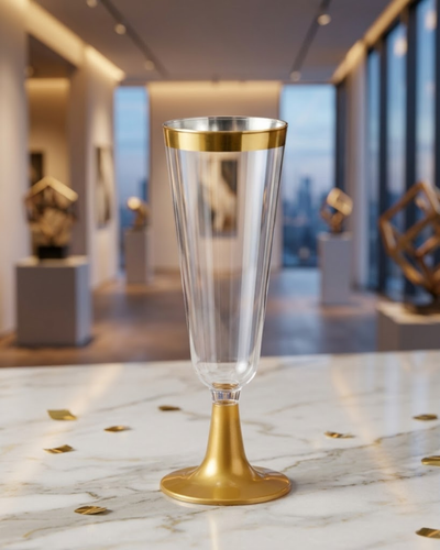 Copa de Plástico PET Desechable con Diseño