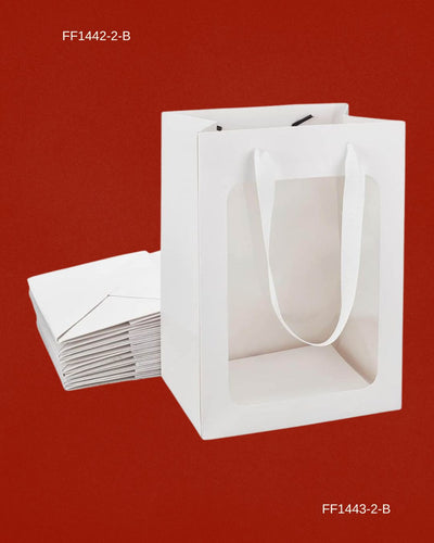 Elegante bolsa con ventana