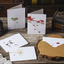 Tarjetas con Diseño de Pintura Tradicional