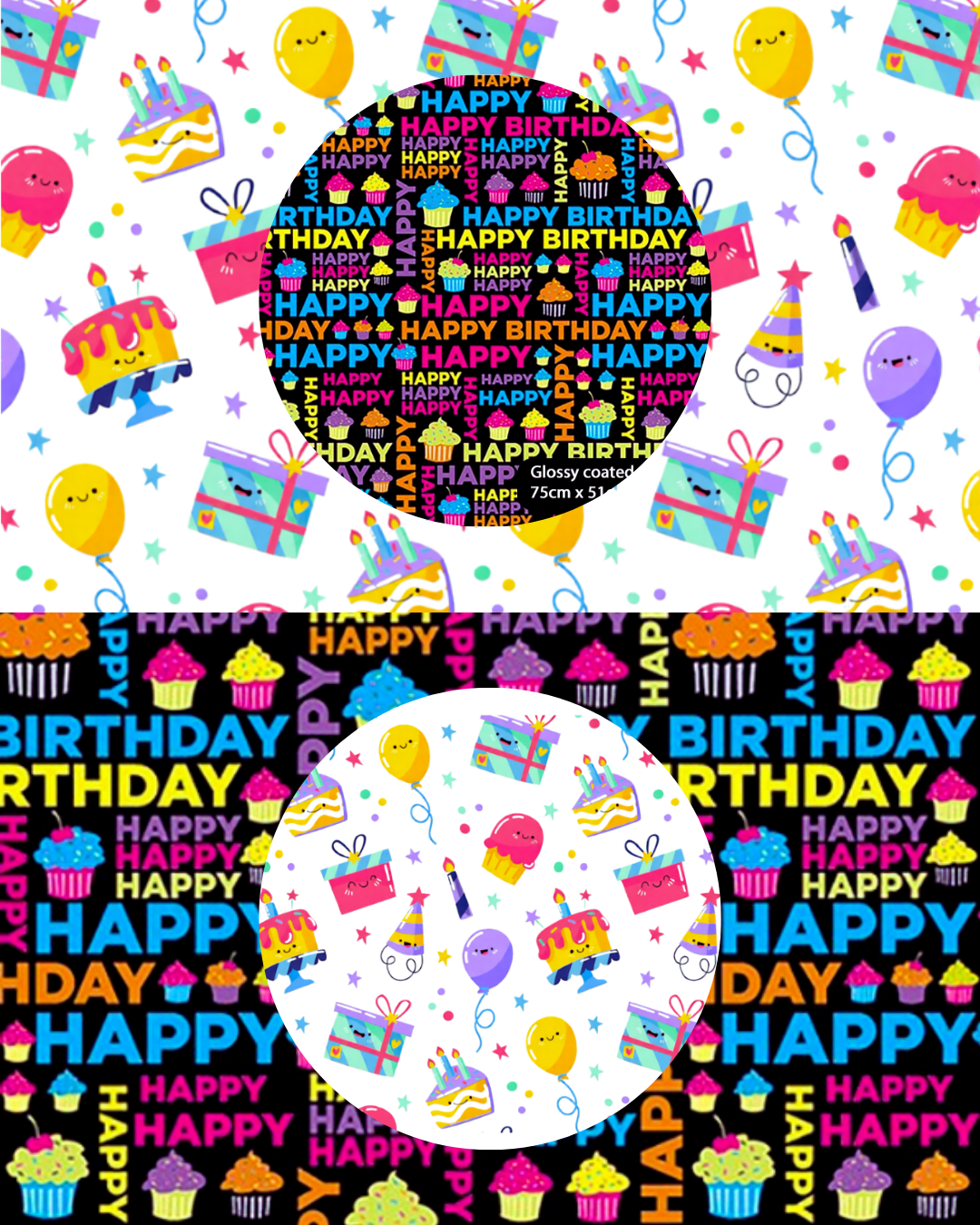 Papel de Regalo con Diseño 29x20" (10 láminas)