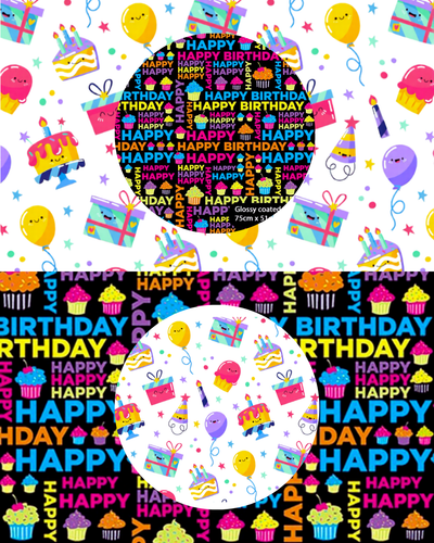 Papel de Regalo con Diseños Variados 29x20" (10 láminas)