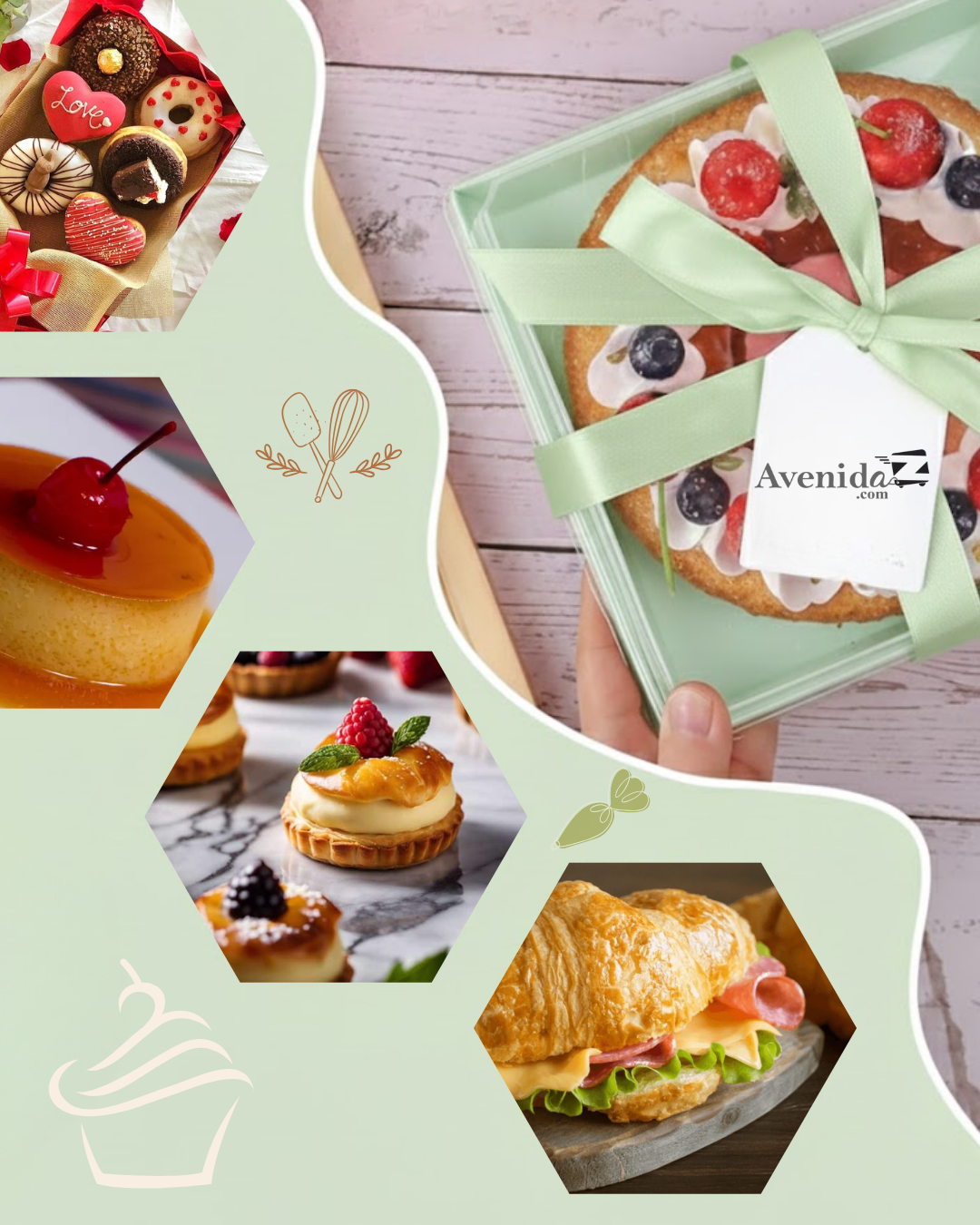 Envases Cuadrados para Embalar Postres
