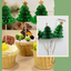 Topper para Cupcakes con Forma de Pino (10pcs)