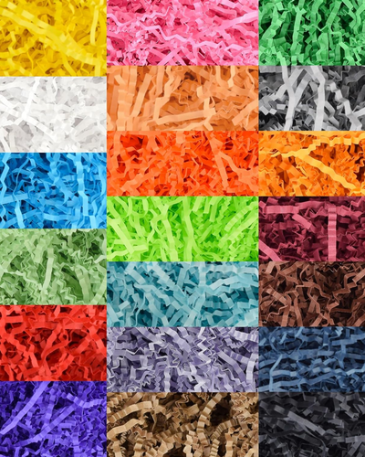 Papel Triturado en Colores Mate
