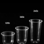 Vasos y Tapas PET de Plástico en Forma U