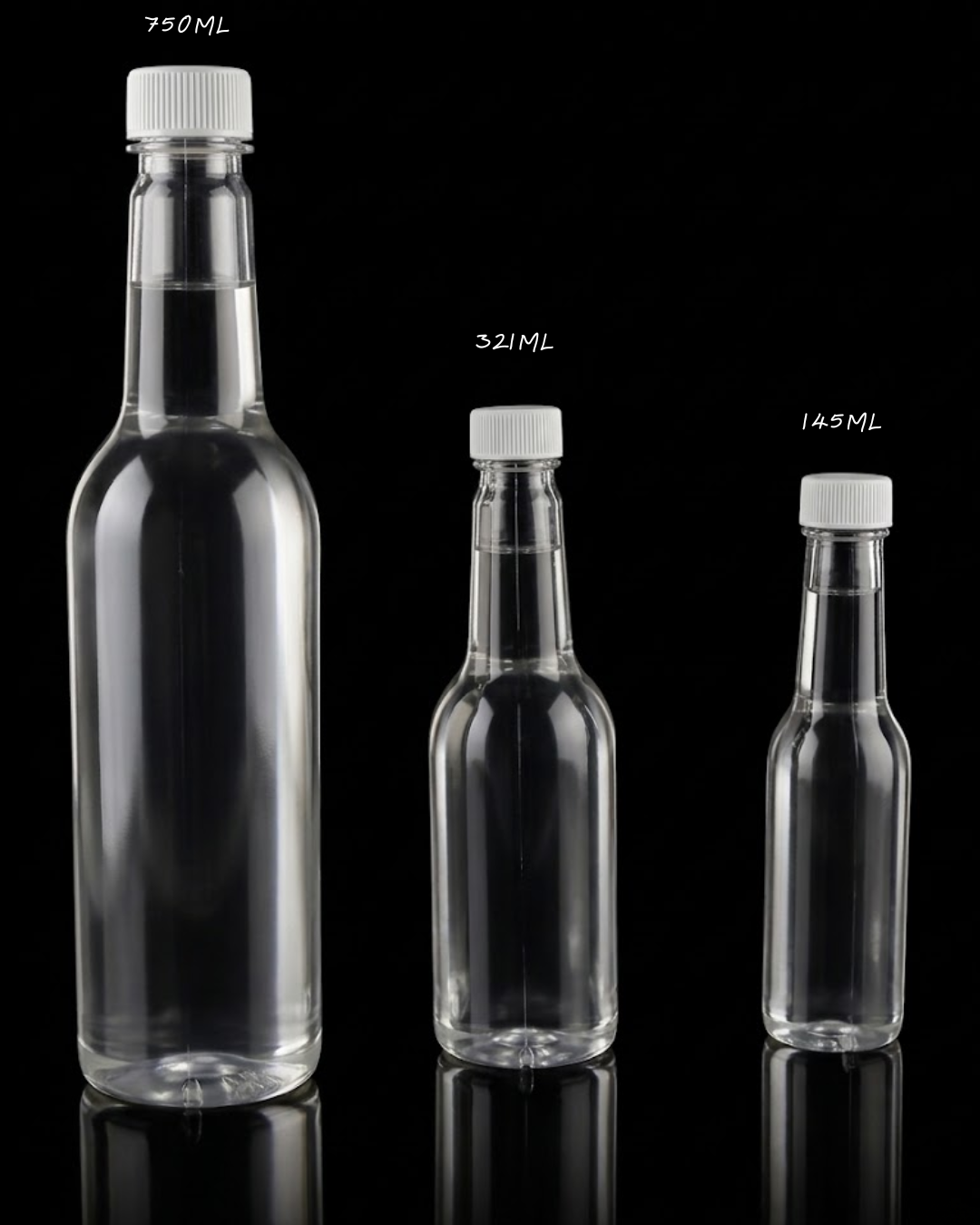 Botella plástica con tapa