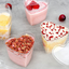 Envase Plástico con Forma de Corazón (10pcs)
