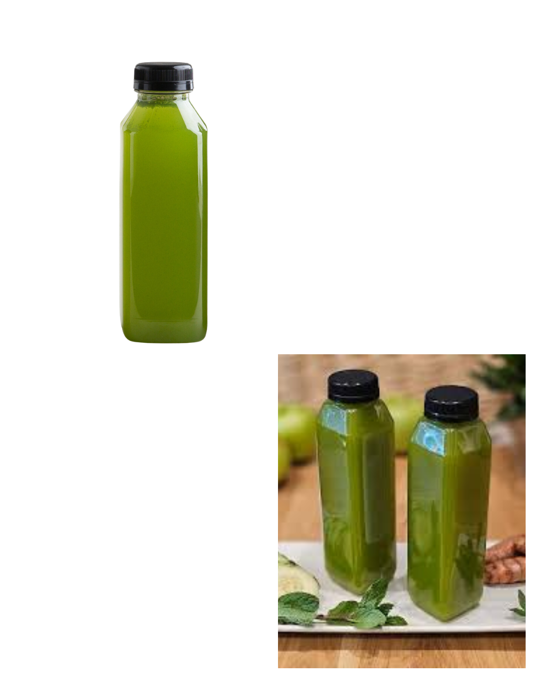 Botellas Plásticas Cuadradas con Tapa Negra