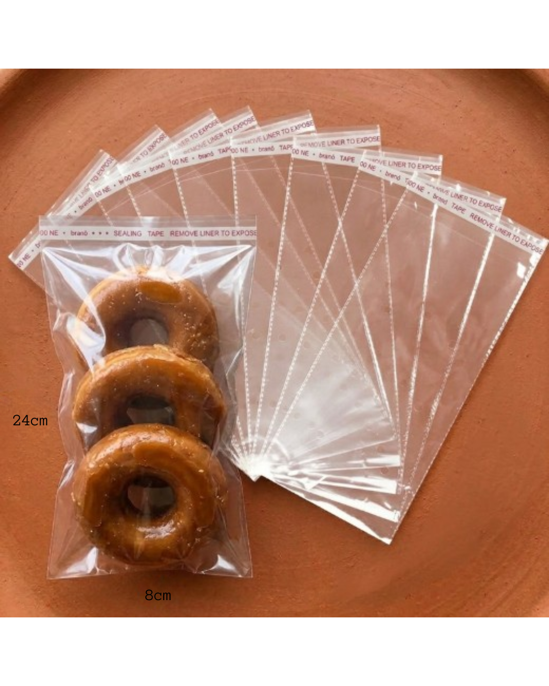 Bolsas Celofán Transparente Resellable Sin Hueco (CHICO)