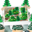 Topper para cupcakes con forma de arbolito