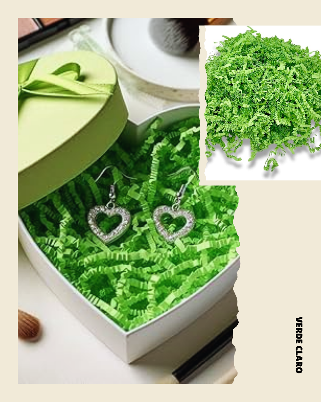 Papel Triturado en Colores Mate
