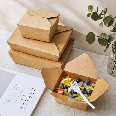 Envases Kraft Biodegradable para Comida Rápida