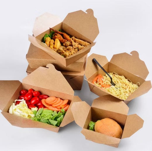Envases Kraft Biodegradable para Comida Rápida
