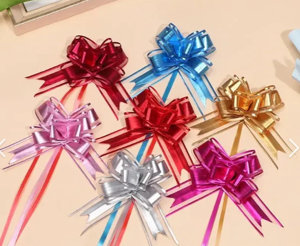 Lazos Mágicos de Papel en colores liso estilo mariposa (30mm) 10pcs