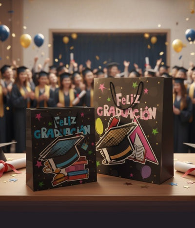 Bolsas de regalo para graduandos 32x26x10cm