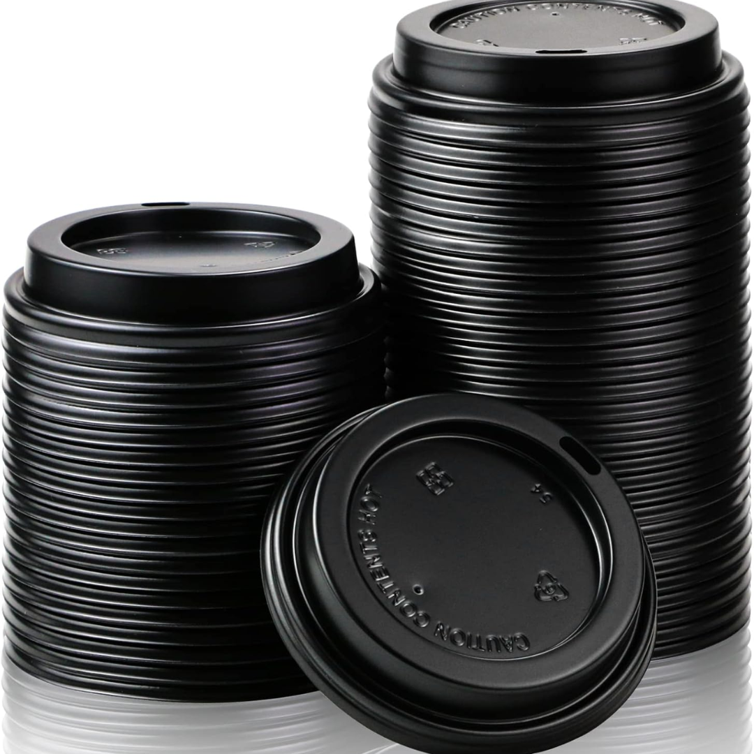 Vasos de cartón doble pared y tapas