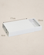 Caja de cartoncillo blanco estilo fosforera