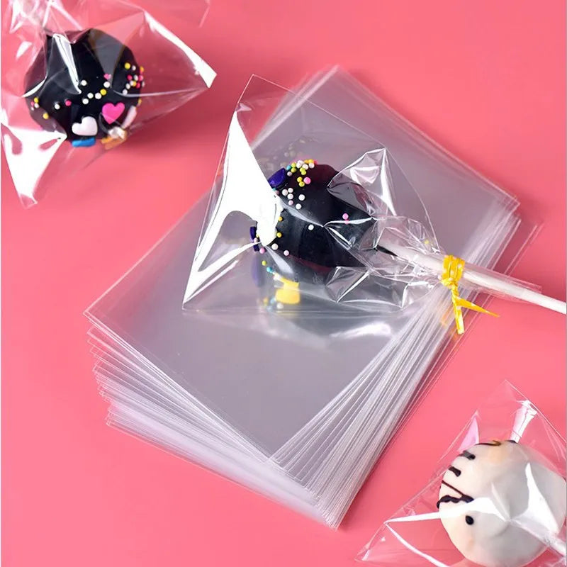 Bolsas de Celofán Transparentes para Galletas, Dulces, Pastillas, Etc.