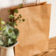 Bolsa de Papel Kraft Marrón con Asa Rizada