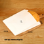 Bolsas de Papel Kraft Blanco con Capa Interna Antigrasa