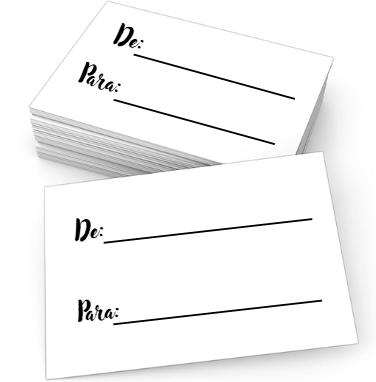 Tarjetas de regalo para personalizar