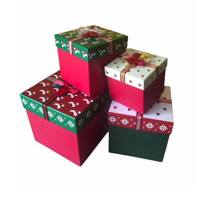 Caja Cuadradas Navideñas