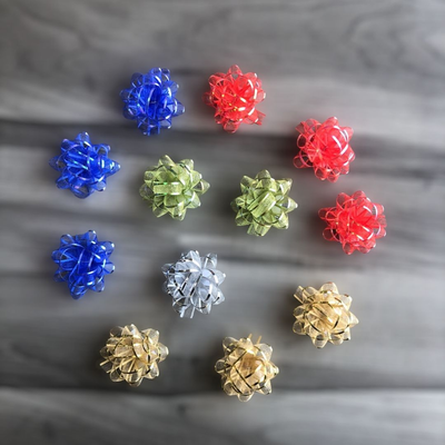 Lazos para regalo en forma de estrella (colores surtidos)