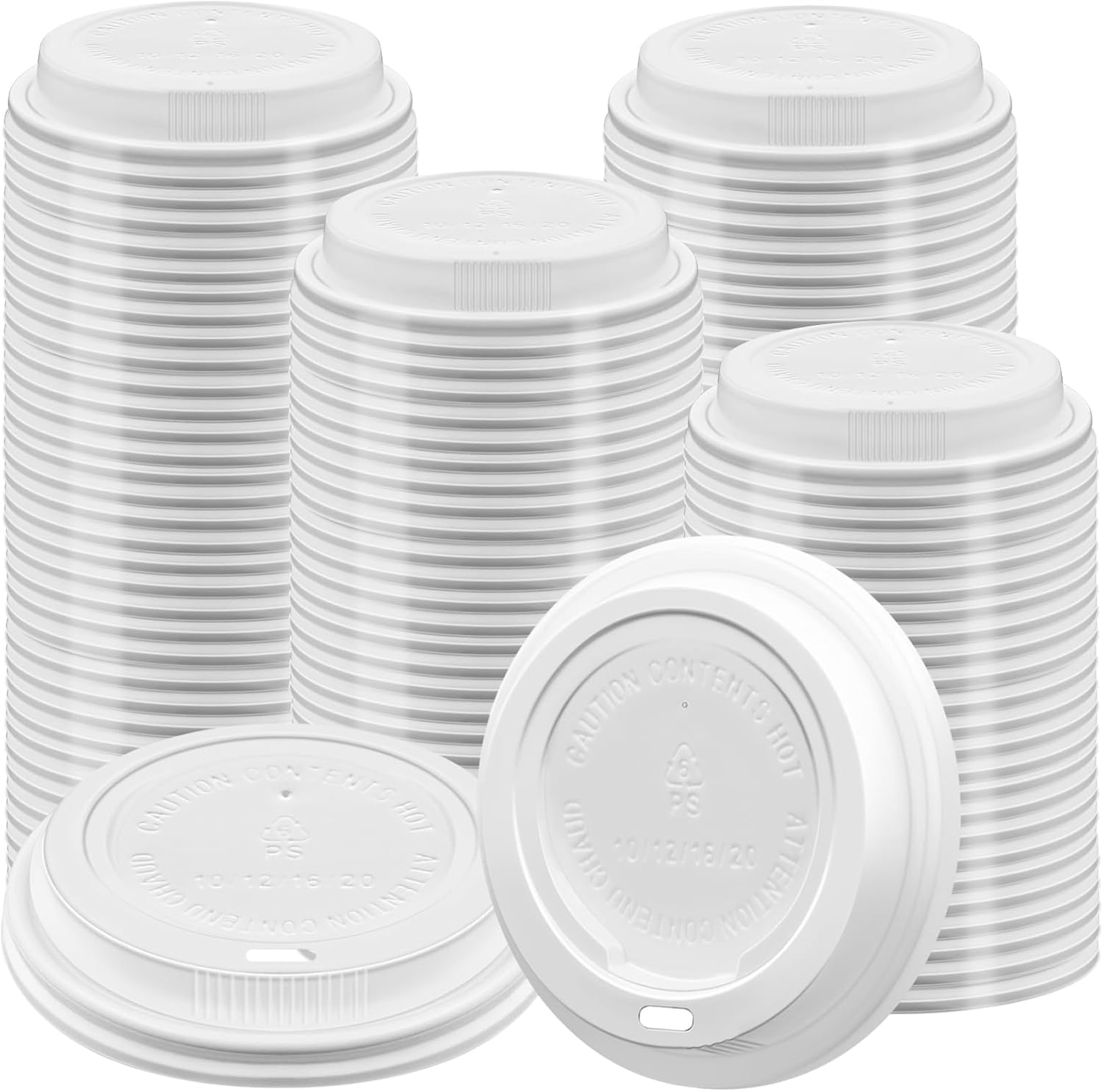 Vasos de cartón doble pared y tapas