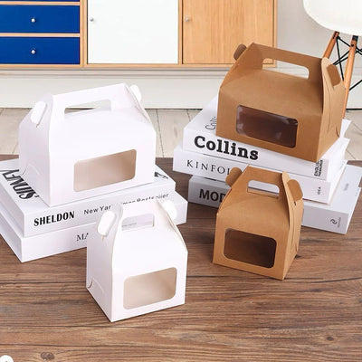 Lonchera de cartoncillo con ventana