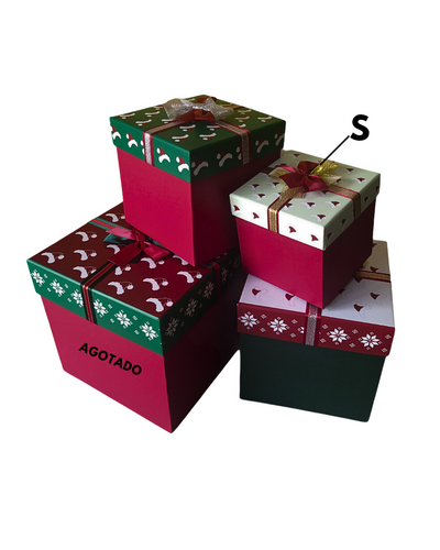 Caja Cuadradas Navideñas