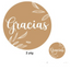 Rollo de Stickers "GRACIAS Por su compra" (500 stickers)