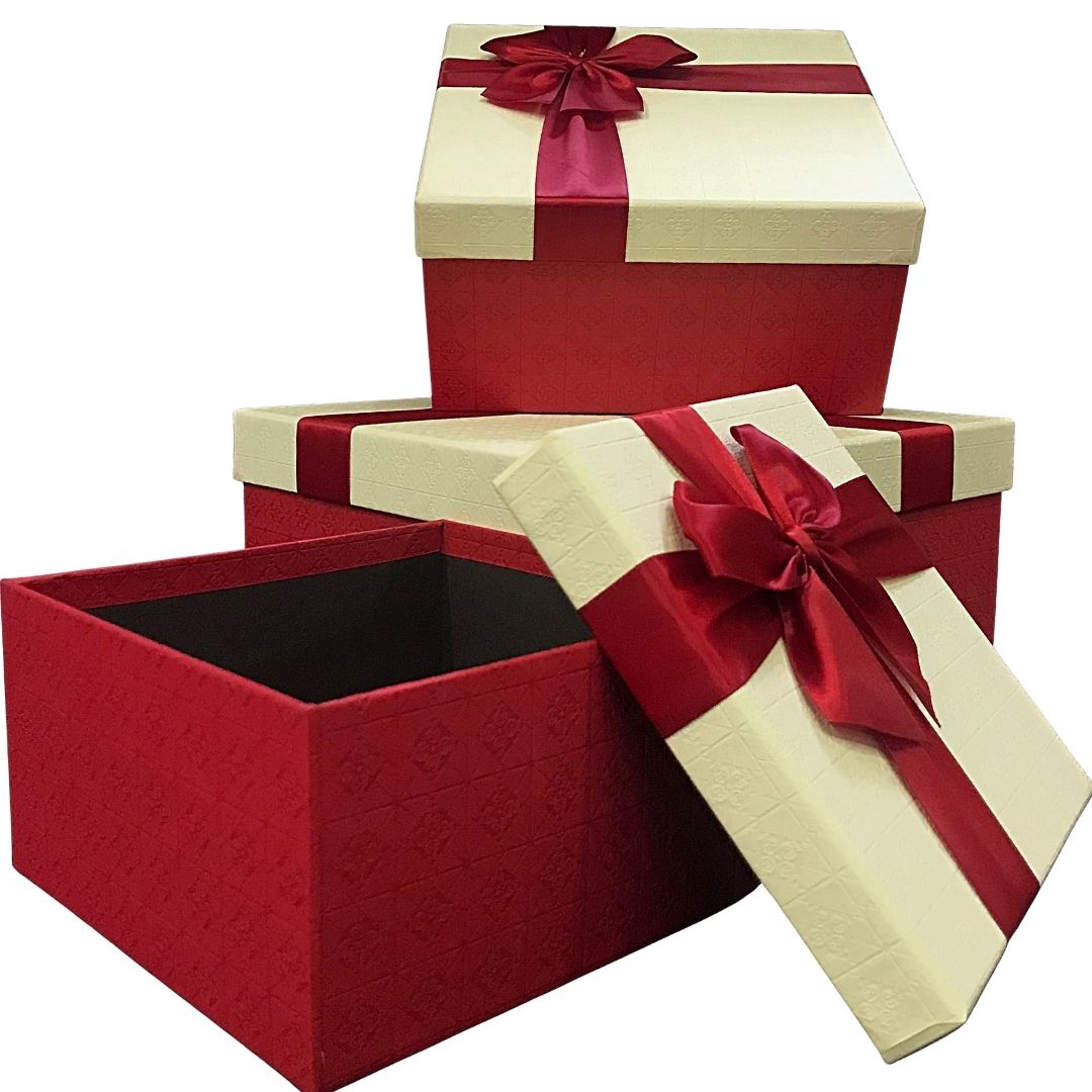 Caja de regalo con lazo - VE-GA