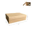 Caja Armable Kraft de Cartoncillo Kraft con Tapa