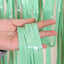 Cortina de flecos en variación de tonos pasteles color mate de 3.2 x 6.6 pies para decoración.   Foil Fringe Curtain