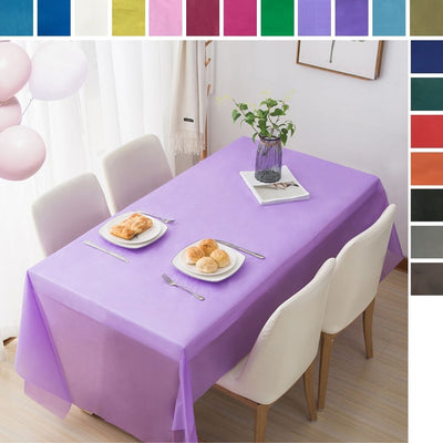 Manteles Rectangulares De Plástico  Para Mesa De Comedor Para Fiestas, Desechable O Reutilizable. de 54"x108"